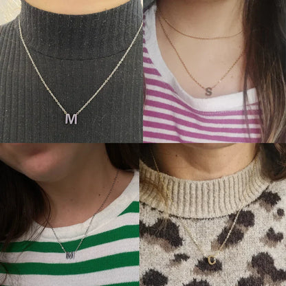 Alphabet Pendant Necklace