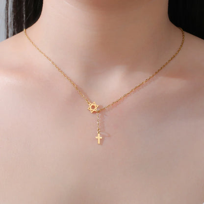 Star & Cross Necklace