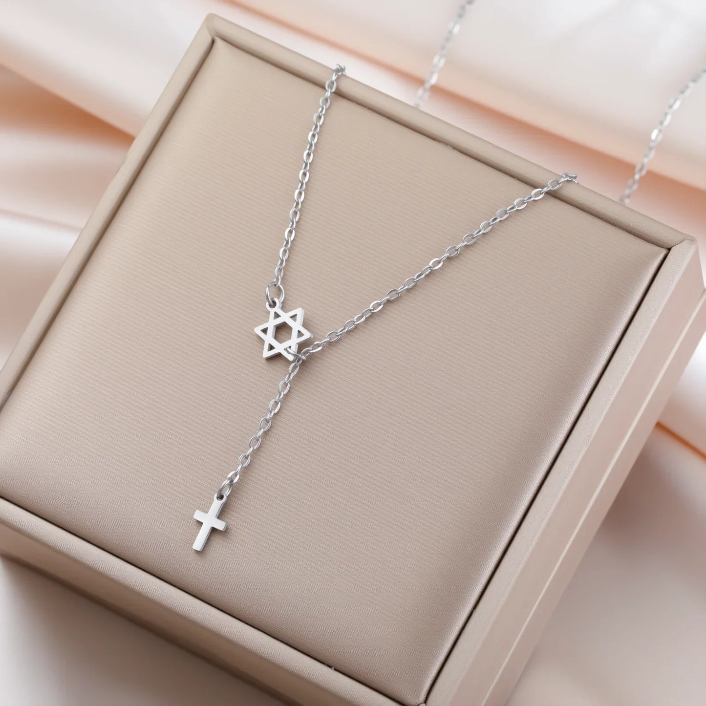 Star & Cross Necklace