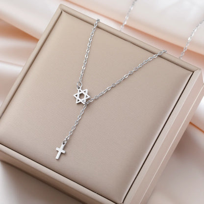 Star & Cross Necklace