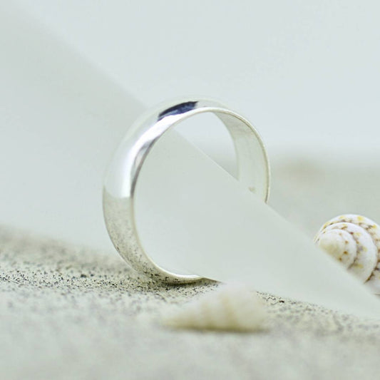 Coastal Breeze Silver Toe Ring
