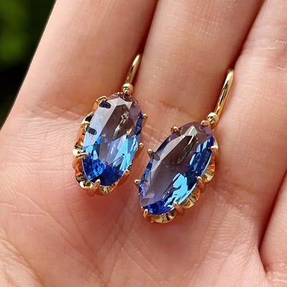 Blue Bloom Earrings