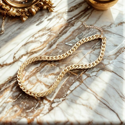 Ava Cuban Link Necklace