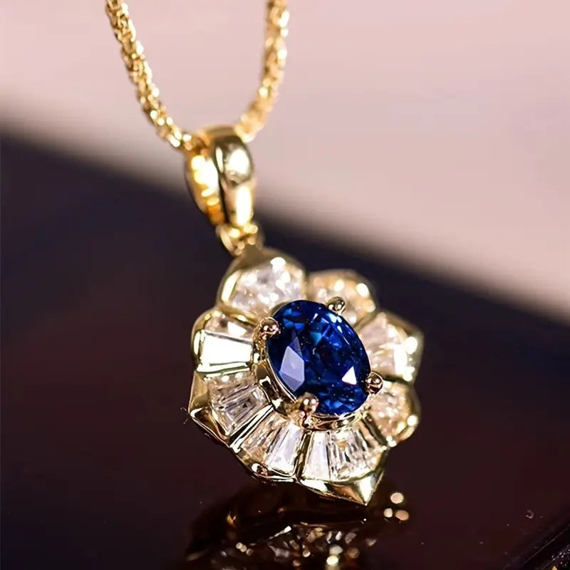 The Noctazure Sapphire Pendant