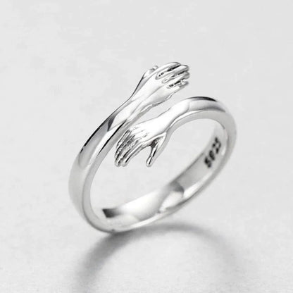 The Embrace Silver Ring