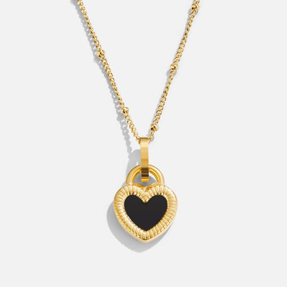 Reversible Heart Necklace