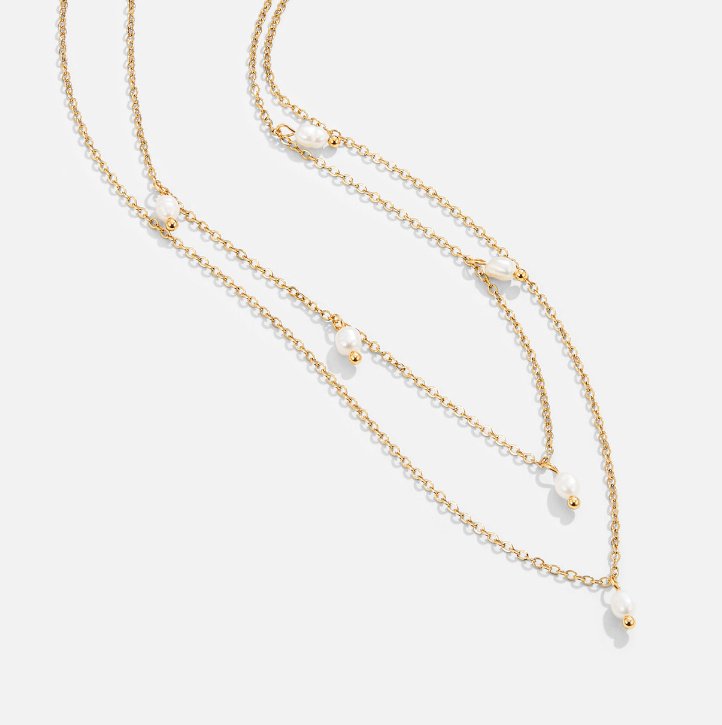 Necklace with Pearl Drops