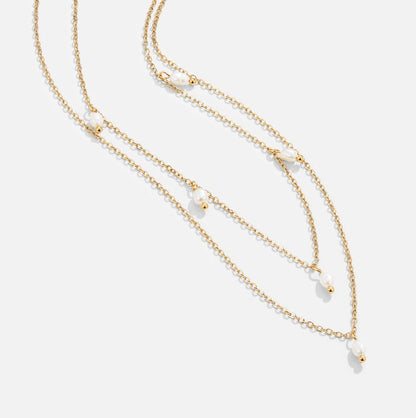 Necklace with Pearl Drops