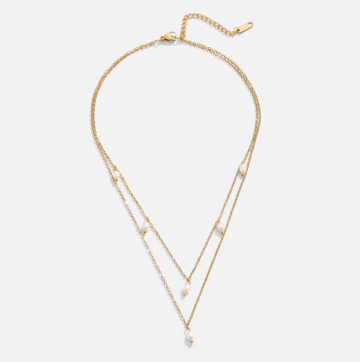 Necklace with Pearl Drops