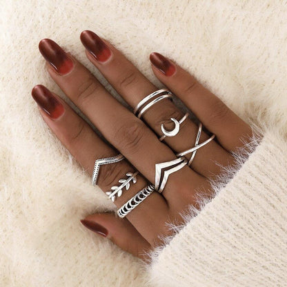 Unique Ring Set: 8 to 12 Pieces