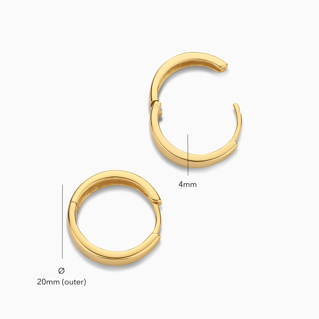Gia Luxe Hoops